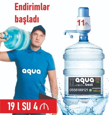 Souslar və ədviyyatlar: Aqua best suyu satılır! 19 litri - 4 manata Ucuzdu sularda var amma