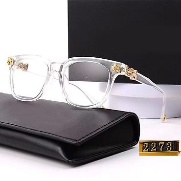 очки окли: Очки для компьютера в стиле Chrome Hearts + Чехол 🕶️ Стильные — 4