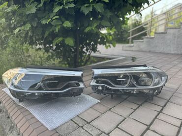 фара стоп: Комплект передних фар BMW 2018 г., Б/у, Оригинал, США