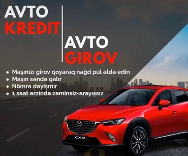 Avtoservis, nəqliyyatın təmiri: Avtomobil girov qoyaraq nəğd pul əldə etmək imkanı. Maşın sizin