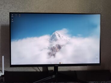 компьютер манитор: Монитор, AOC, Колдонулган, LED, 26" - 27"