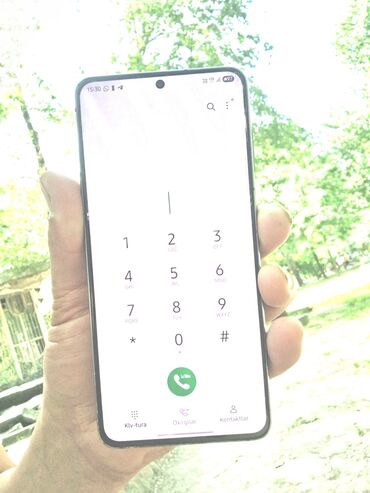 телефоны samsung: Samsung Galaxy S21 5G, Б/у, 256 ГБ, цвет - Синий, 1 SIM