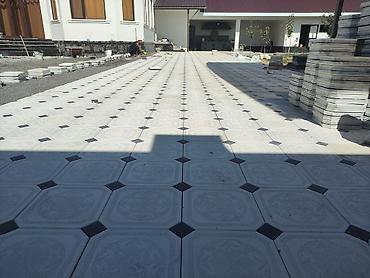 Тротуарная плитка: Тротуарная плитка для двора/террасы - Формат: восьмиугольные светлые — 5