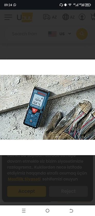 ucuz kask: Bosch Professional GLM 40 lazer məsafəölçən - Ölçmə diapazonu — 3