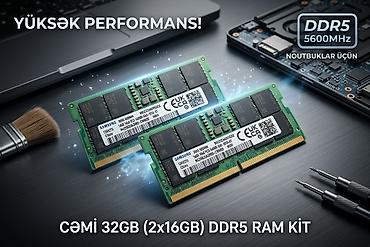 dell notebook: Samsung SO-DIMM RAM modulları (2 ədəd) - Model: Samsung — 1