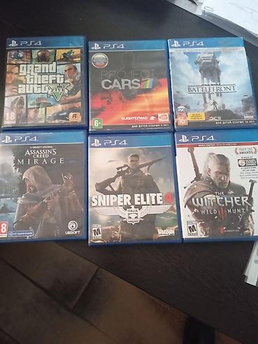 playstation 4 disc: PS-4 və PS-5 ə uyğun oyun diskləri Project cars 15 AZN, Star Wars — 1