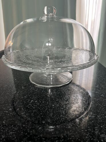 икеа посуда: Тортница Икеа диаметром 29 см. Плотное стекло. В идеальном состоянии