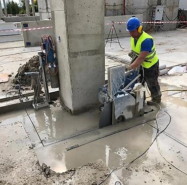 Beton işləri: Beton, dəmir-beton və kərpic konstruksiyalarda dəqiq kəsim və deşik — 9