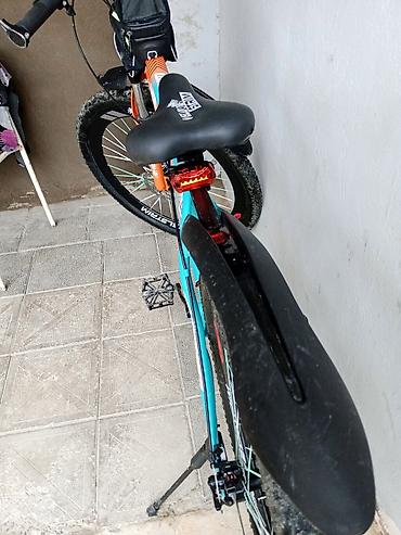 İdman velosipedləri: Velostrim dağ velosipedi - Çərçivə: yüngül alaşımlı, turkuaz-narıncı — 5