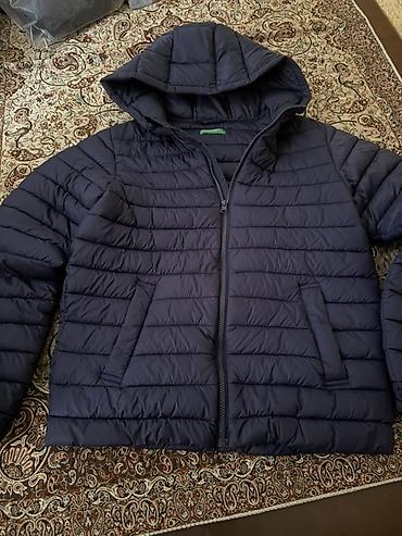 Yüngül puf şişmə qış gödəkçəsi - Rəng: tünd göy (navy) - Model