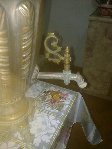 самовар антикварный: Antikvar Batashov samovarı, 5 l.,yaxşı vəziyyətdə, medalları var — 7