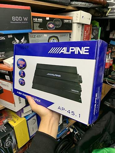 Автомобильный усилитель Alpine AP-45.1 - Тип: 4‑канальный усилитель