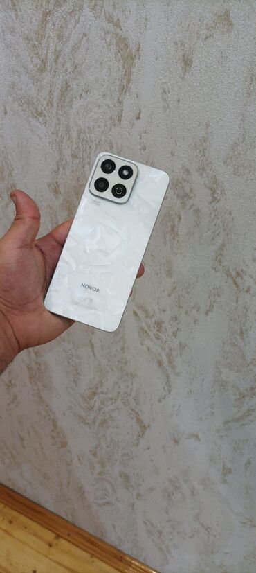 sazz data kart: Honor X7, 256 GB, rəng - Ağ, Barmaq izi, İki sim kartlı, Face ID