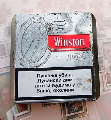 Upaljači i prateća oprema: Red panter extra rare i winston tabakera statue of liberty. Cena za — 7