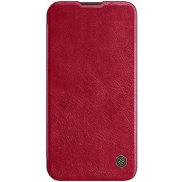 Maske i futrole za telefone: Maska Nillkin Qin Pro za iPhone 14 Plus 6.7 crvena. Kataloški broj — 2