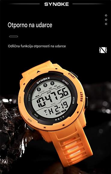 Ručni satovi: Opis Digitalni mehanizam visokog kvaliteta: SYNOKE muški sat ima — 7
