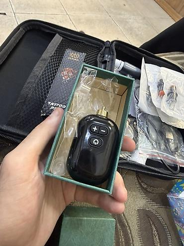 Alətlər: Professional simsiz tatuaj dəsti – pen tipli 120 manata alınıb — 2