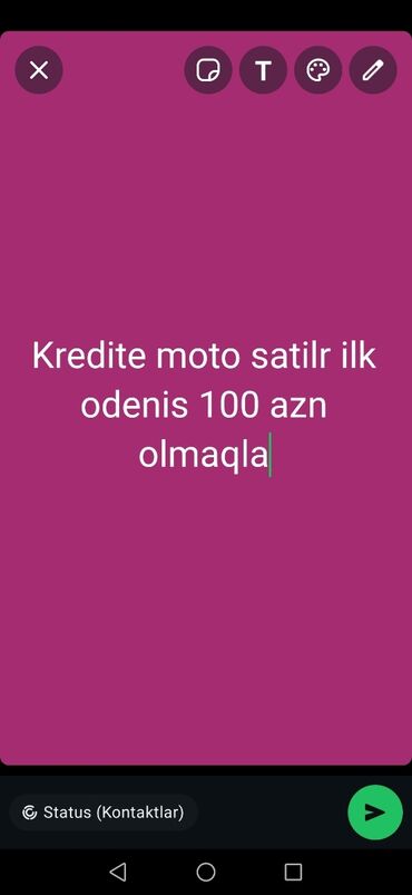 metbex aboylari 2021: Kreditlə moto satılır. İlkin ödəniş: 100 AZN