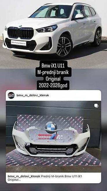 radar detektor v9: PREDNJI M BRANIK U11 ZA BMW IX1, X1 OD 2022. DO 2026. GOD. | — 1