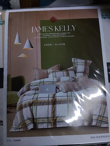 bed sheets: Комплект постельного белья JAMES KELLY - Дизайн: крупная клетка в — 1