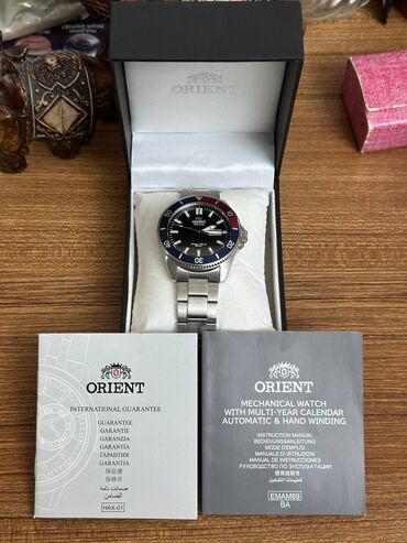 original saat: Yeni, Qol saatı, Orient, rəng - Boz