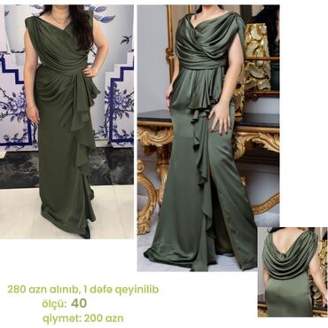 ziyafət don: Вечернее платье, Макси, L (EU 40)