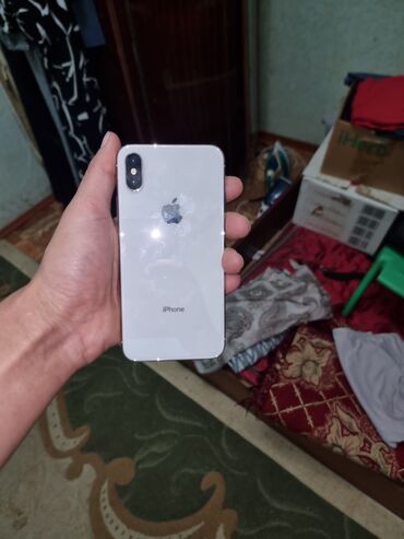 телефонов айфон: IPhone X, Колдонулган, 64 ГБ, Коргоочу айнек, 86 %