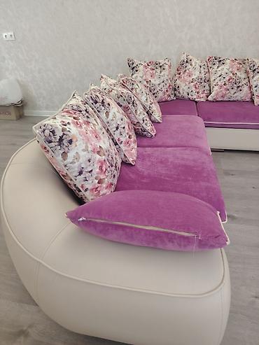L formalı bucaqlı yumşaq künc divan - Dizayn: Yumru xətli, geniş