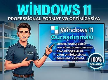 Windows 11 Formatı Sıradan format xidmətlərindən fərqli olaraq lalafo.az -da Windows 11 Formatı Sıradan format xidmətlərindən fərqli olaraq