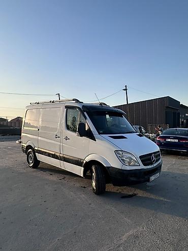 Транспорт: Mercedes-Benz Sprinter фургон (короткая база, средняя крыша), белый — 6