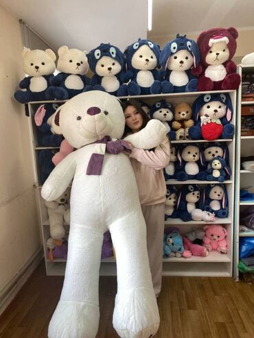 Игрушки: Мишки Бишкек 🧸60 см 1000 сом (Бесплатная доставка) 🧸80 см 1500 сом — 12