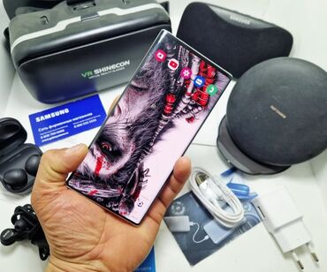 Samsung: Samsung Note 10, Б/у, 512 ГБ, цвет - Серебристый, 1 SIM, 2 SIM, eSIM — 12