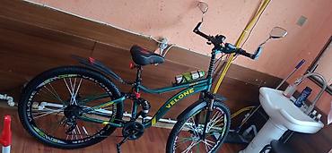 teker velosiped: Velone dağ velosipedi - Çərçivə: amortizatorlu (full-suspension) — 1
