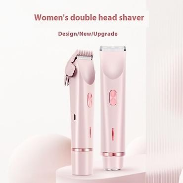 Električni brijači: Ženski dvooglavi električni brijač/trimer - 2 u 1 dizajn: jedna — 4