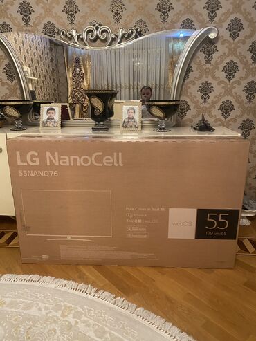 televizorların təmiri: Yeni Televizor LG NanoCell 55" 4K (3840x2160)