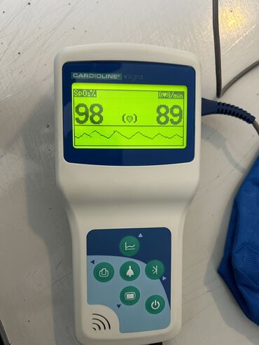 hava ölçen: Cardioline Pulse oksimetre oksimetr Pulsoksimetr. Saturasiya ölçən