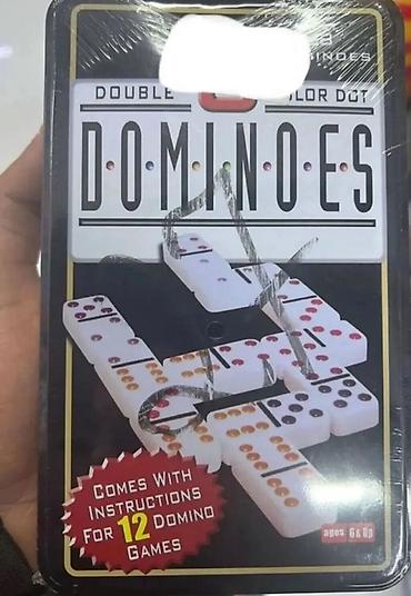 nerd dasi: Stolüstü oyunlar dəsti – domino, loto və zərlər - Domino: Taxta — 7
