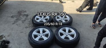 диск аккорд: Шины 235 / 60 / R 18, Лето, Б/у, Комплект, Легковые, Япония, Dunlop