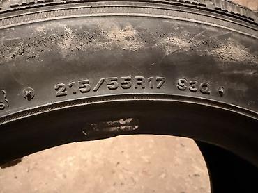 Шины и диски: Зимняя шина Dunlop (шипов нет), размер 215/55 R17 93Q. Особенности: - — 4