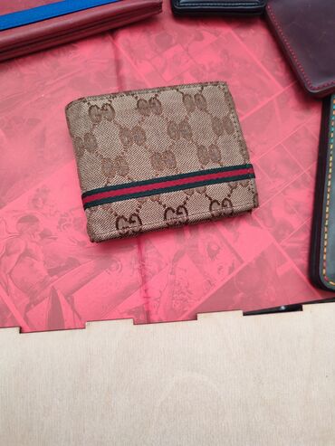 Кошельки: Кошелек, Gucci, Тканевый материал, Мужские, Б/у