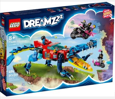 для детей машинки: Lego Dreamzzz 71458 Автомобиль -крокодил 🐊(два варианта сборки💣)