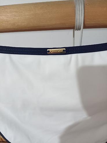 Kupaći kostimi: Nov, elegantan, dvodelni kupaći kostim NEW YORKER, beli sa teget — 6