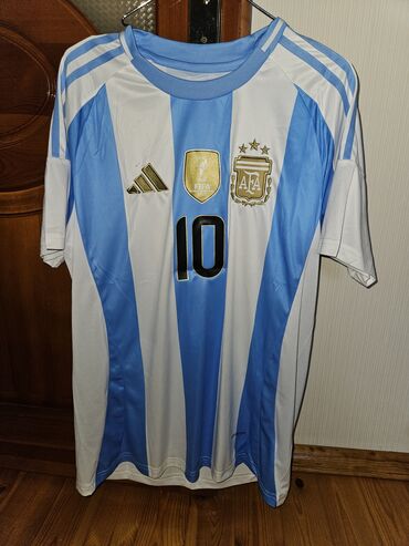 купить спортивный костюм: Futbolka, Adidas, L, rəng - Mavi