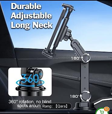 avtomobil aksesuarı: Universal Cup Holder Phone Mount – avtomobil fincan qəlibinə taxılan — 5