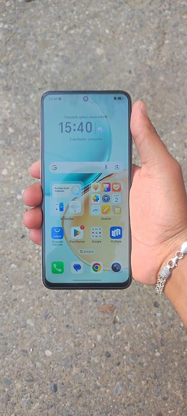 telefon bakı: Honor 256 GB, rəng - Gümüşü, Sensor — 2