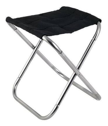 серебряные контакты: Раскладной туристический стул без спинки - это удобное и компактное