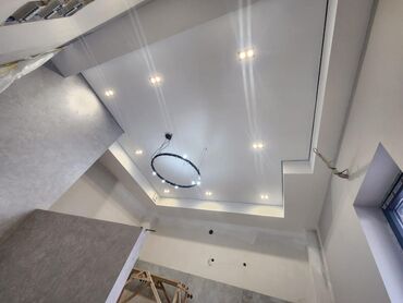 Натяжной потолок: Натяжной потолок Матовое Бесплатный замер, Гарантия, Монтаж — 9