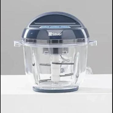 silver mikrodalga: Silver SL-7301 Mətbəx Doğrayıcısı – 2 sürətli elektrik doğrayıcı — 1
