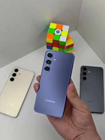 ми поко: Samsung Galaxy S24, Б/у, 256 ГБ, цвет - Белый, В рассрочку, 1 SIM, eSIM