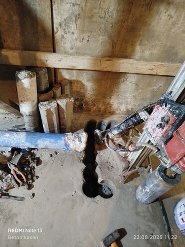 Beton işləri: Beton kəsmə beton deşmə xidməti Karot - HILTI DD 200 / 350 ilə 25 ° — 21